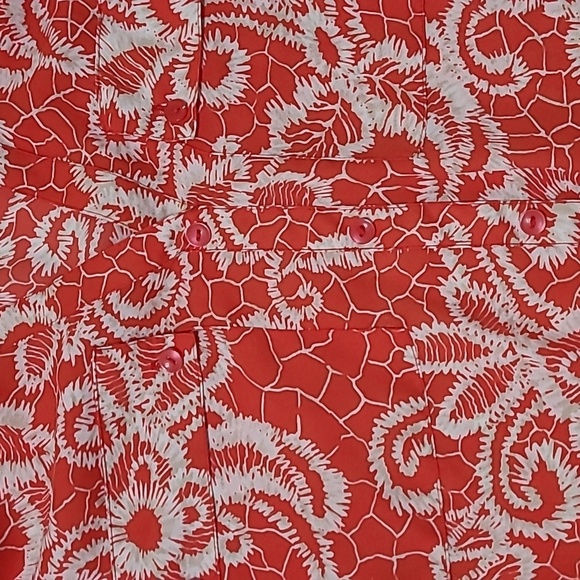 Zac & Rachel Mock Button-up Blouse with Stretchy waist size 2X - Picture 4 of 9